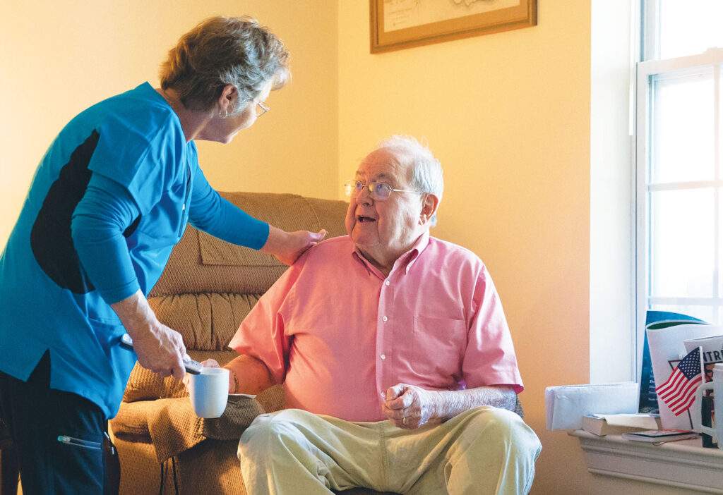 Video: A caregiver and her client