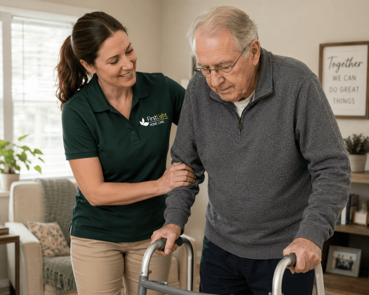 Featured image for post FirstLight Home Care in Apex, Cary, Fuquay-Varina is Now a Parkinson's Foundation Community Partner