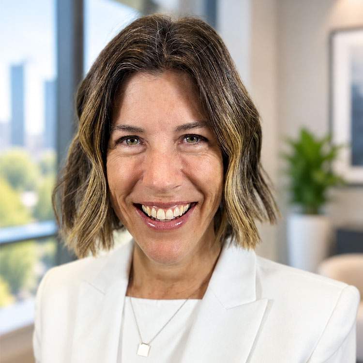 woman smiling