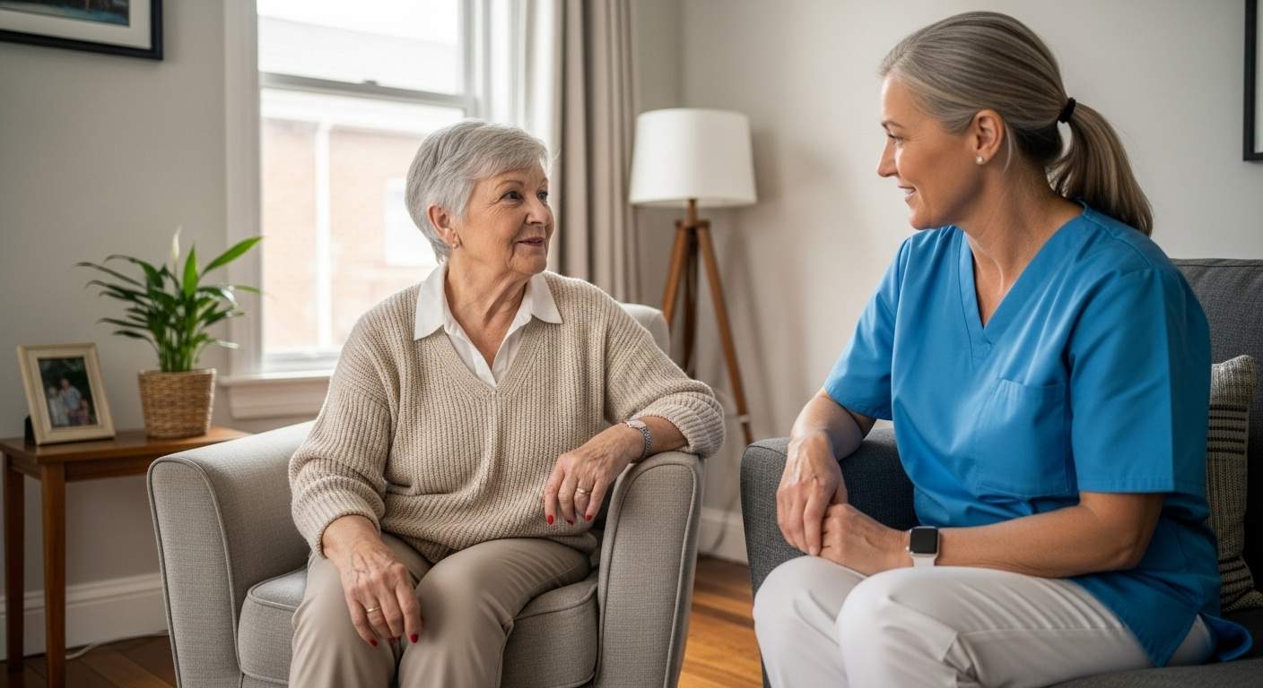 Featured image for post How to Talk to Your Aging Parent in Winchester About Needing Help