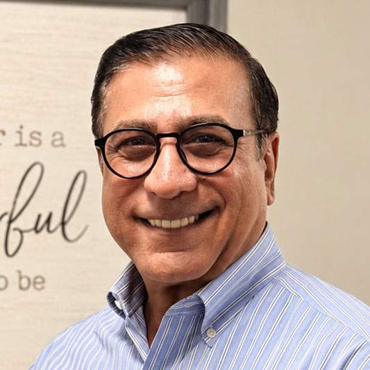 man smiling