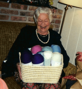 Alzheimer's patients may enjoy rolling yarn.