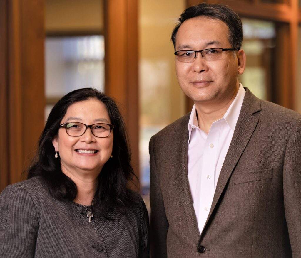 Carmelyta Cai and Jinliang Cai, owners of FirstLight Home Care of Germantown and Collierville