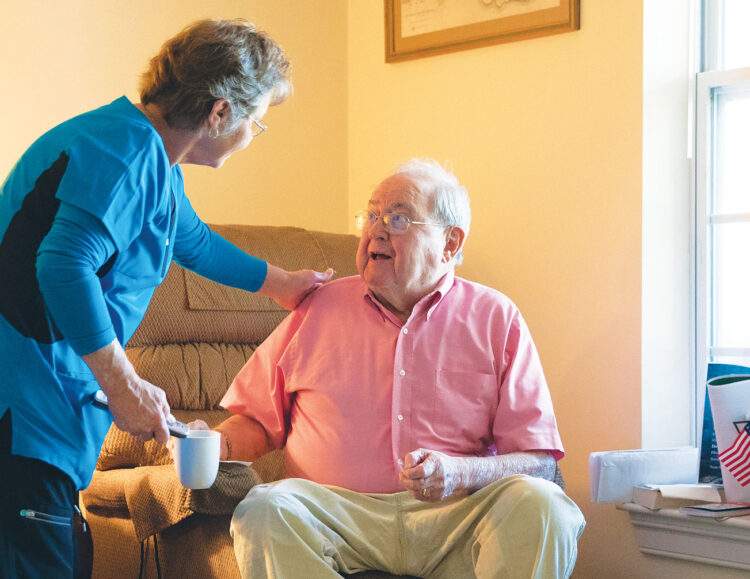 Video: A caregiver and her client