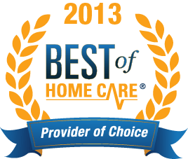 2013 Best of Home Care Provider of Choice