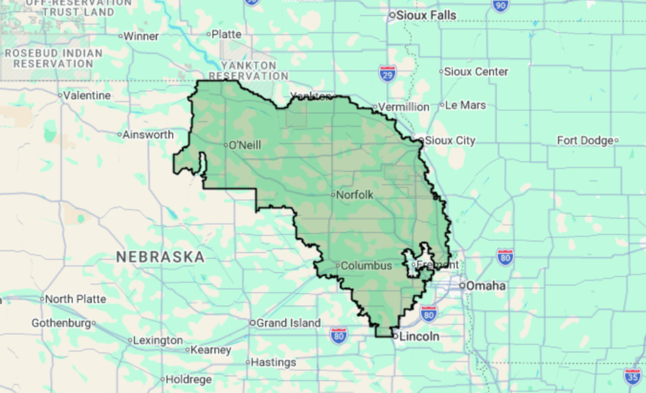 Norfolk territory map