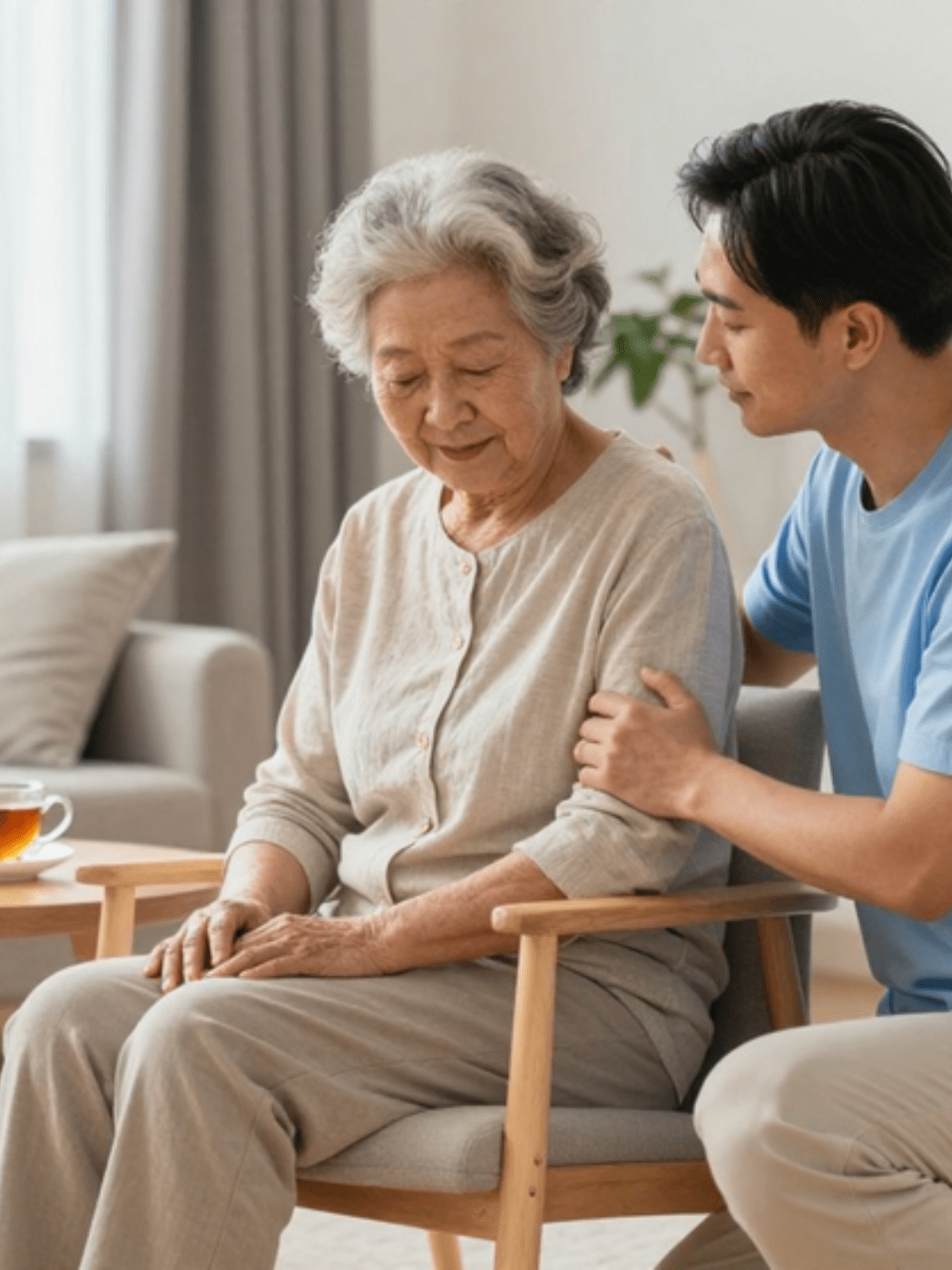 Financial support for family caregivers illustration