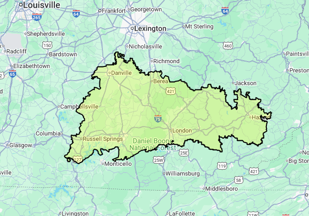 Somerset territory map