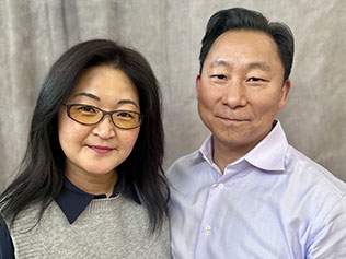 Ruth and David Kim, owners of FirstLight Home Care of Sunnyvale