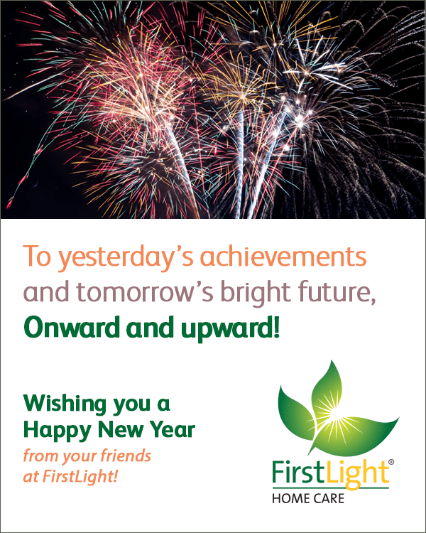 FirstLight Home Care - Cheers to a New Year!