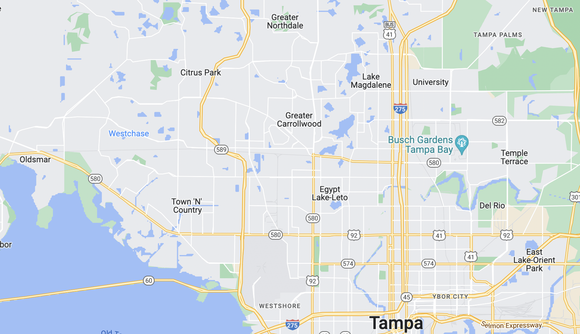Tampa Area Territory