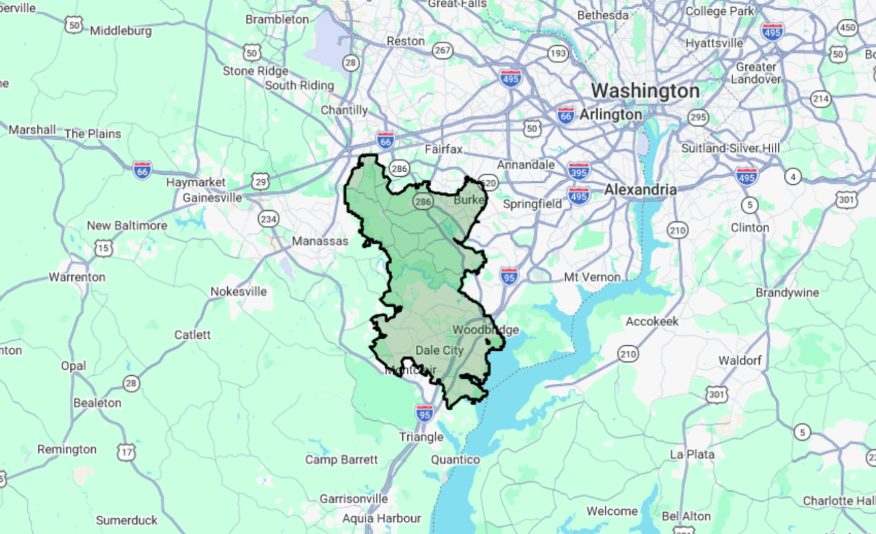 Woodbridge territory map