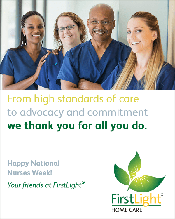 5 Reasons to Thank A Nurse. FirstLight Home Care